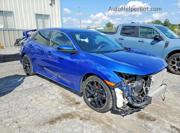 SHHFK7H65LU401232 2020 HONDA CIVIC Blue Delantero derecho