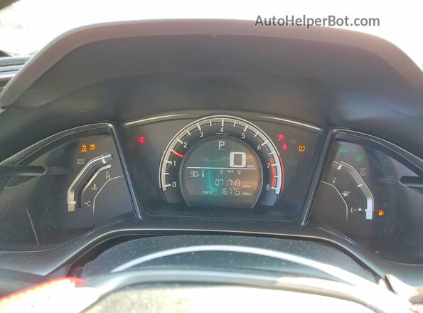 SHHFK7H65LU401232 2020 HONDA CIVIC Blue Vista del cuadro de instrumentos