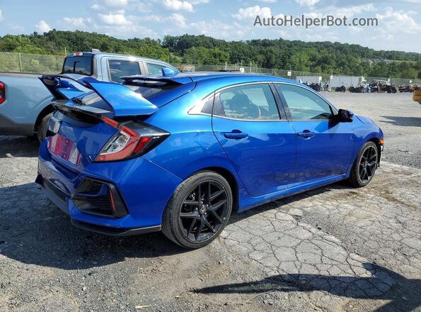 SHHFK7H65LU401232 2020 HONDA CIVIC Blue Trasero derecho