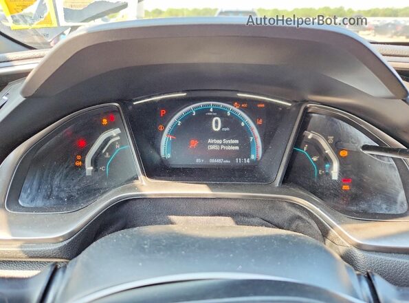 SHHFK7H69MU410890 2021 HONDA CIVIC Черный Вид щитка приборов