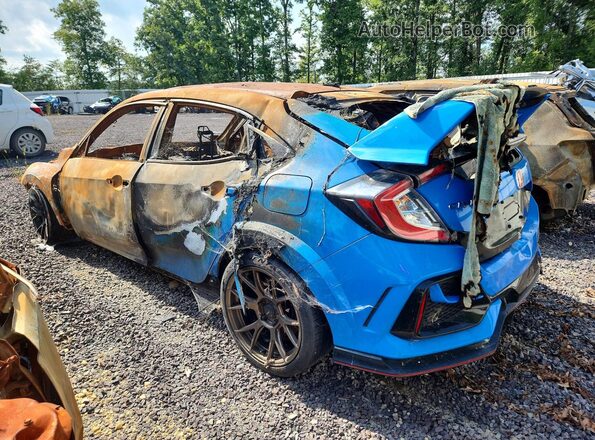 SHHFK8G7XMU202324 2021 HONDA CIVIC Blue უკანა მარცხენა