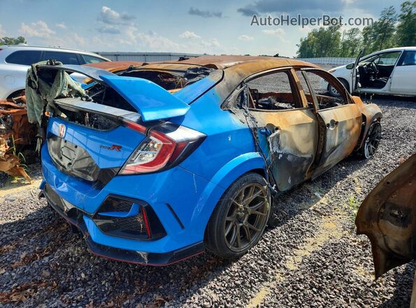 SHHFK8G7XMU202324 2021 HONDA CIVIC Blue უკანა მარჯვენა