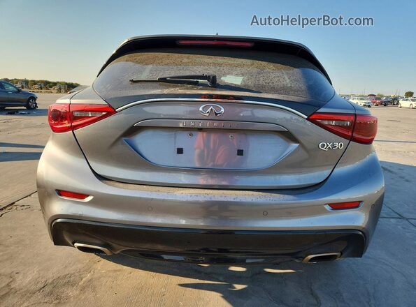 SJKCH5CP1KA008128 2019 INFINITI QX30 Gray Вид ззаду