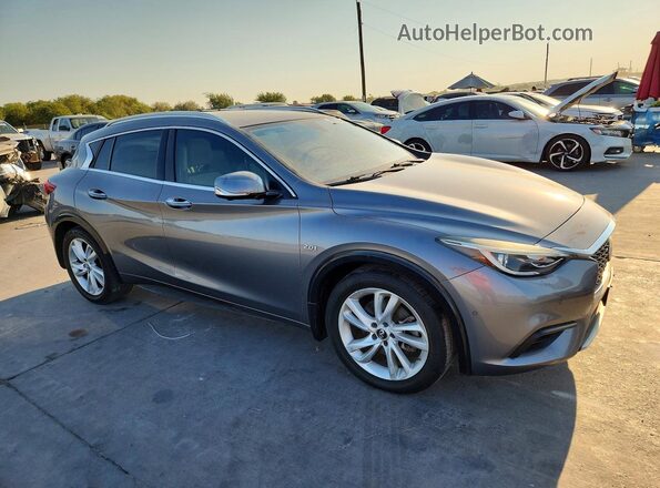 SJKCH5CP1KA008128 2019 INFINITI QX30 Gray Передня права чверть
