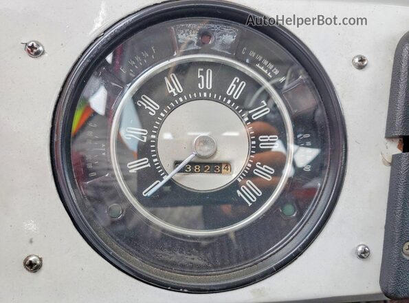 U15GLN26459 1971 FORD BRONCO Красный Вид щитка приборов