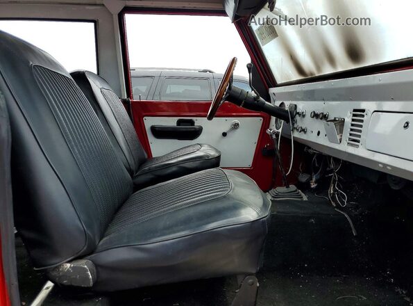 U15GLN26459 1971 FORD BRONCO Красный Вид задних сидений