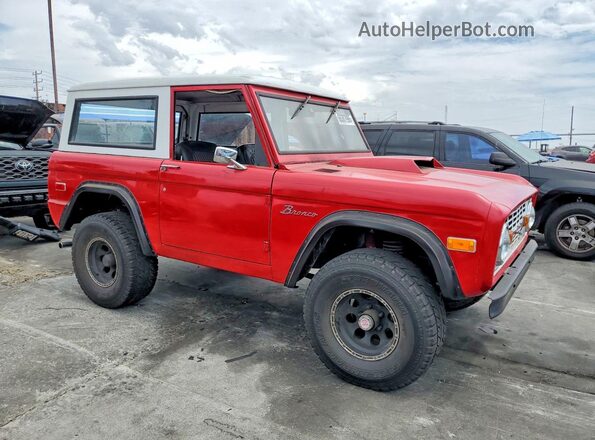 U15GLN26459 1971 FORD BRONCO Красный Передняя правая четверть