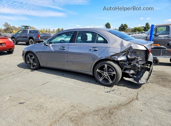 W1K3G4EB9NJ376181 2022 MERCEDES-BENZ A Gray Задня ліва чверть