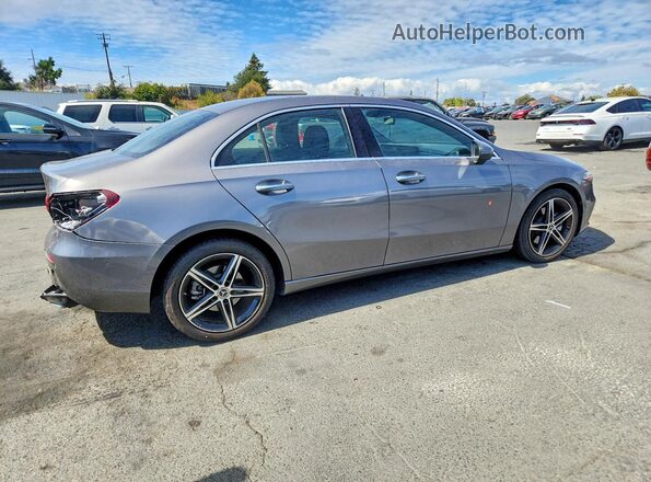 W1K3G4EB9NJ376181 2022 MERCEDES-BENZ A Gray Задня права чверть