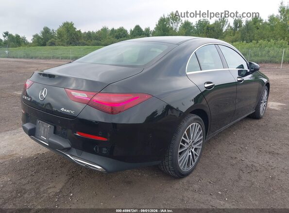 W1K5J4HB2SN517568 2025 MERCEDES-BENZ CLA-CLASS Черный Задняя правая четверть