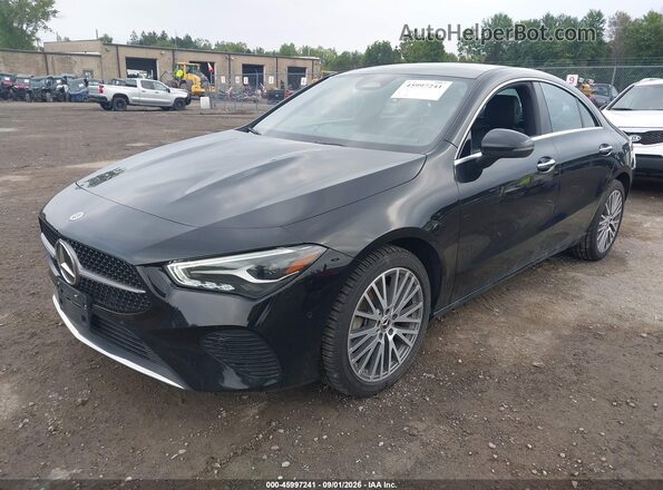 W1K5J4HB2SN517568 2025 MERCEDES-BENZ CLA-CLASS Черный Передняя левая четверть