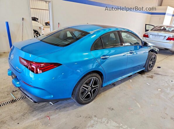W1K5J4HB4SN491393 2025 MERCEDES-BENZ CLA-CLASS Blue Задня права чверть