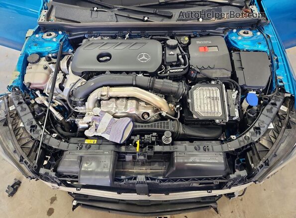 W1K5J4HB4SN491393 2025 MERCEDES-BENZ CLA-CLASS Blue Вид задньої частини салону