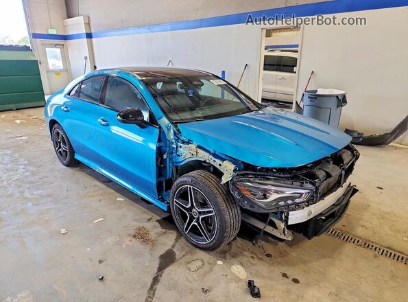W1K5J4HB4SN491393 2025 MERCEDES-BENZ CLA-CLASS Blue Передня права чверть
