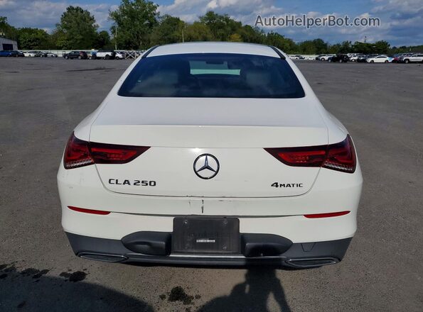 W1K5J4HBXMN161809 2021 MERCEDES-BENZ CLA-CLASS White Հետևի տեսք