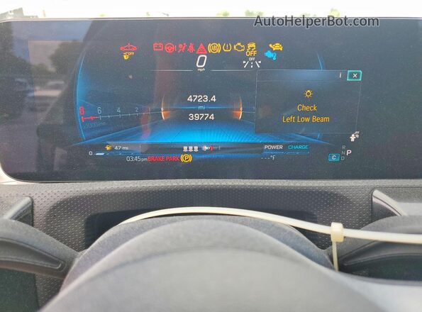 W1K5J5BB4RN458757 2024 MERCEDES-BENZ CLA-CLASS White Instrument cluster view
