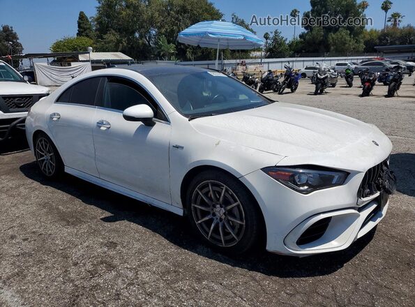 W1K5J5DB8MN131400 2021 MERCEDES-BENZ CLA-CLASS Белый Передняя правая четверть