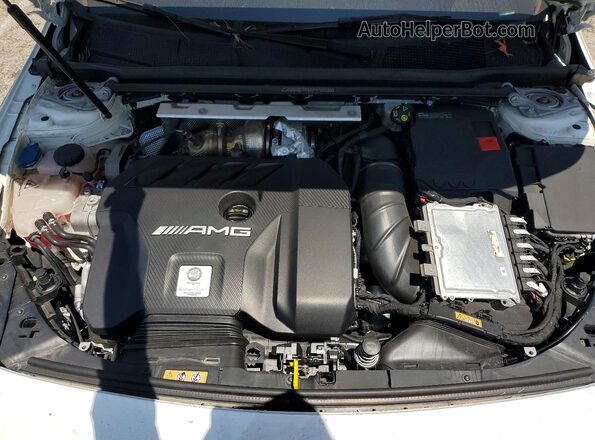 W1K5J5DB8MN131400 2021 MERCEDES-BENZ CLA-CLASS Белый Вид задней части салона