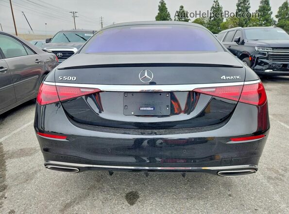 W1K6G6DB0TA349989 2026 MERCEDES-BENZ S Черный Вид сзади