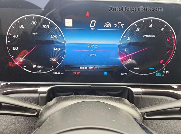 W1K6G6DB0TA349989 2026 MERCEDES-BENZ S Черный Вид щитка приборов