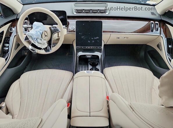 W1K6G6DB4SA334491 2025 MERCEDES-BENZ S Black წინა პანელის ხედი