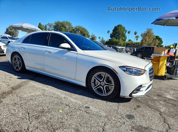 W1K6G6DB7NA066654 2022 MERCEDES-BENZ S White Передня права чверть
