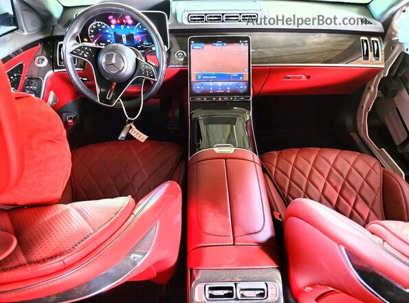 W1K6G6DB9NA133402 2022 MERCEDES-BENZ S Белый Вид панели приборов