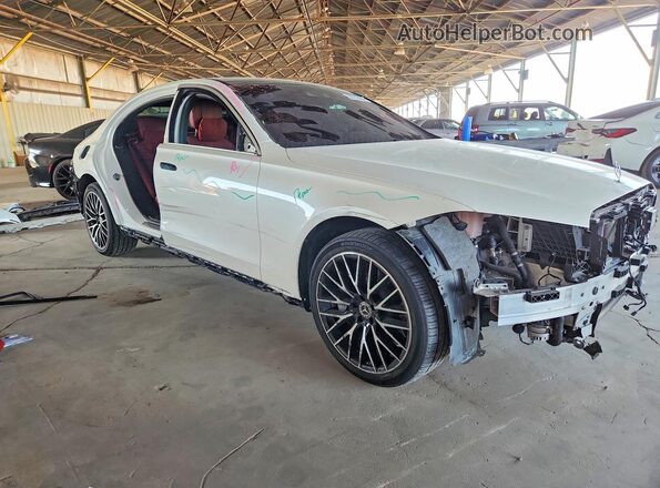 W1K6G6DB9NA133402 2022 MERCEDES-BENZ S Белый Передняя правая четверть