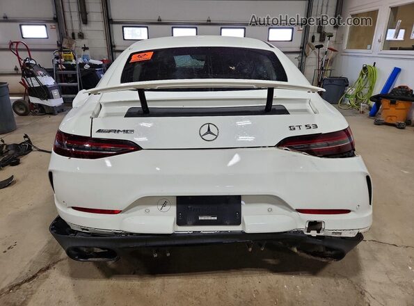 W1K7X6BB8MA038903 2022 MERCEDES-BENZ AMG White Вид ззаду