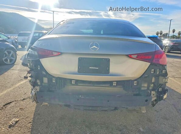 W1KAF4GB0PR150249 2023 MERCEDES-BENZ C Silver Widok z tyłu