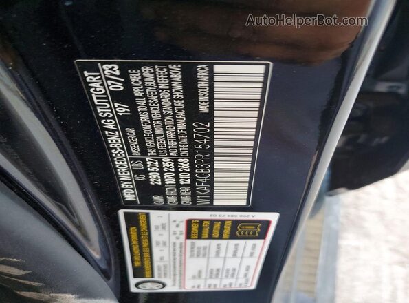 W1KAF4GB3PR154702 2023 MERCEDES-BENZ C Black Widok komory silnika