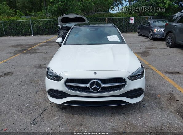 W1KAF4GB4PR136466 2023 MERCEDES-BENZ C-CLASS White Instrument cluster view
