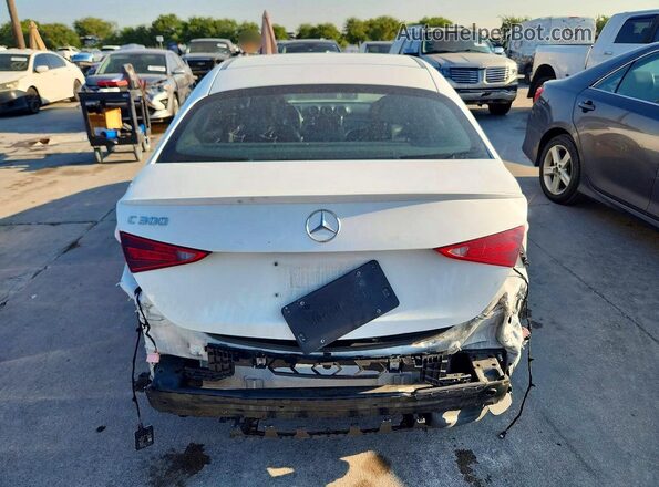 W1KAF4GB5PR106151 2023 MERCEDES-BENZ C White Widok z tyłu