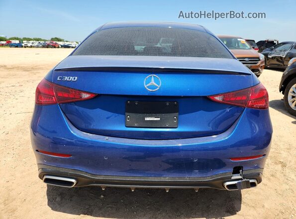W1KAF4GB7PR150877 2023 MERCEDES-BENZ C Blue Հետևի տեսք