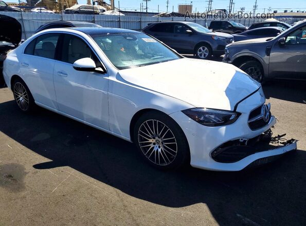 W1KAF4GB7RR221238 2024 MERCEDES-BENZ C White Передня права чверть