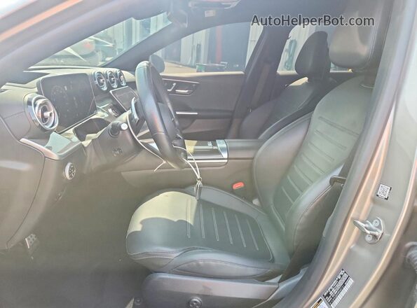 W1KAF4GBXNR045151 2022 MERCEDES-BENZ C Gray Widok wnętrza z przodu
