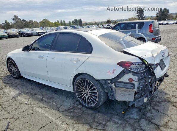W1KAF4HB2NR067935 2022 MERCEDES-BENZ C White უკანა მარცხენა