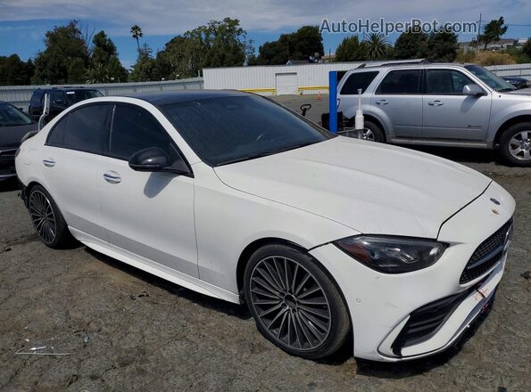 W1KAF4HB2NR067935 2022 MERCEDES-BENZ C White წინა მარჯვენა