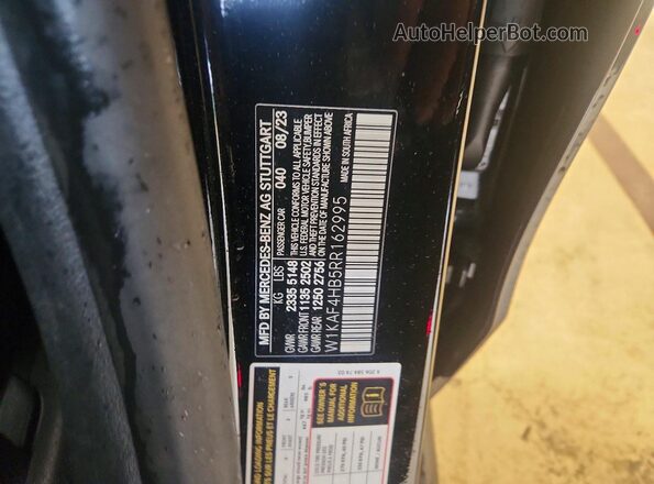 W1KAF4HB5RR162995 2024 MERCEDES-BENZ C Black Engine compartment view
