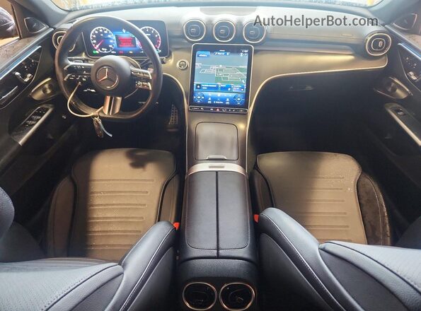 W1KAF4HB5RR162995 2024 MERCEDES-BENZ C Black Dashboard view