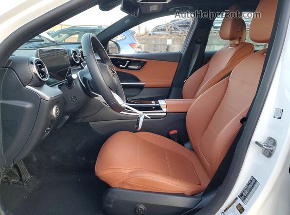 W1KAF4HB6SR242098 2025 MERCEDES-BENZ C White Front interior view