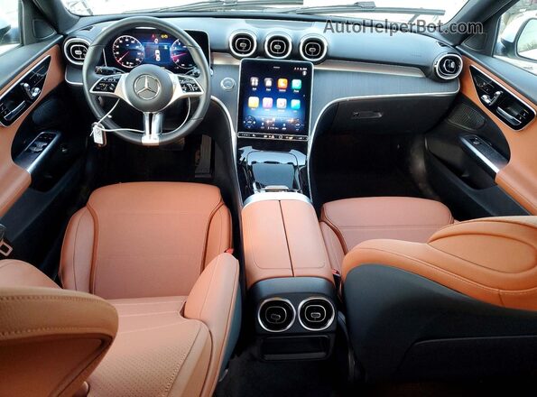 W1KAF4HB6SR242098 2025 MERCEDES-BENZ C White Dashboard view