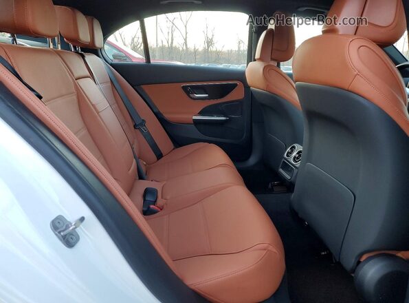 W1KAF4HB6SR242098 2025 MERCEDES-BENZ C White Rear seats view