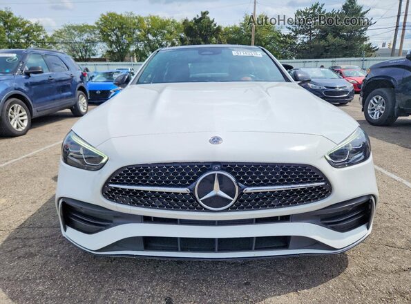 W1KAF4HB7NR051617 2022 MERCEDES-BENZ C White Widok z przodu