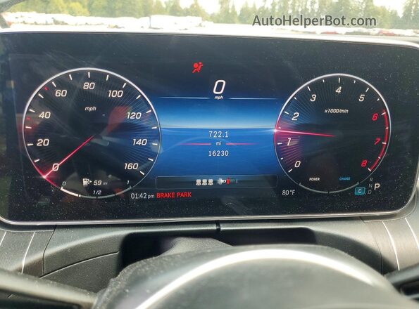 W1KAF4HB7RR165526 2024 MERCEDES-BENZ C Black Вид щитка приладів