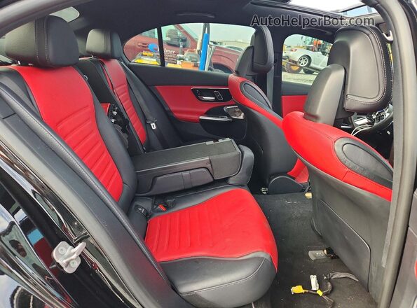 W1KAF4HB7SR249075 2025 MERCEDES-BENZ C Black Rear seats view