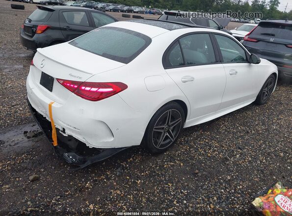 W1KAF4HB8PR084872 2023 MERCEDES-BENZ C-CLASS White Trasero derecho