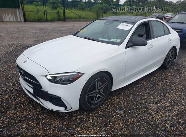 W1KAF4HB8PR084872 2023 MERCEDES-BENZ C-CLASS White Vista tres cuartos delantera izquierda