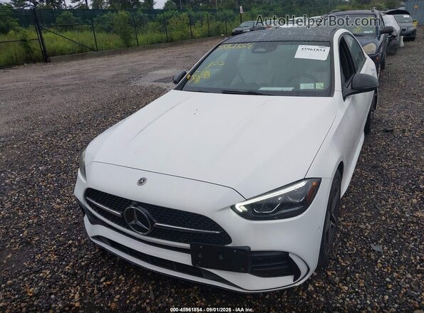 W1KAF4HB8PR084872 2023 MERCEDES-BENZ C-CLASS White Vista del cuadro de instrumentos