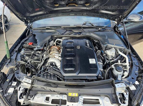 W1KAF8HB6SR295259 2025 MERCEDES-BENZ C-CLASS Charcoal Vista del compartimento del motor